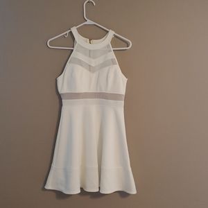 White cocktail dress
